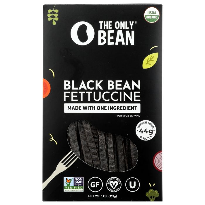 THE ONLY BEAN: Pasta Blk Bean Fettuccine, 8 oz