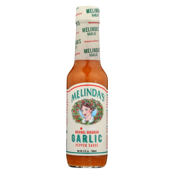 MELINDAS: Sauce Hot Garlic, 5 oz
