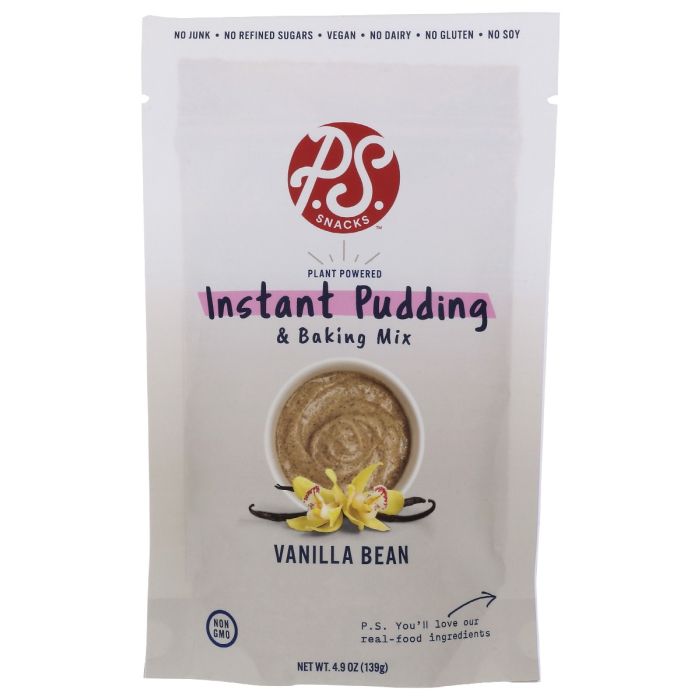 P.S. SNACKS COMPANY: Pudding Mix Vanilla Bean, 4.9 oz