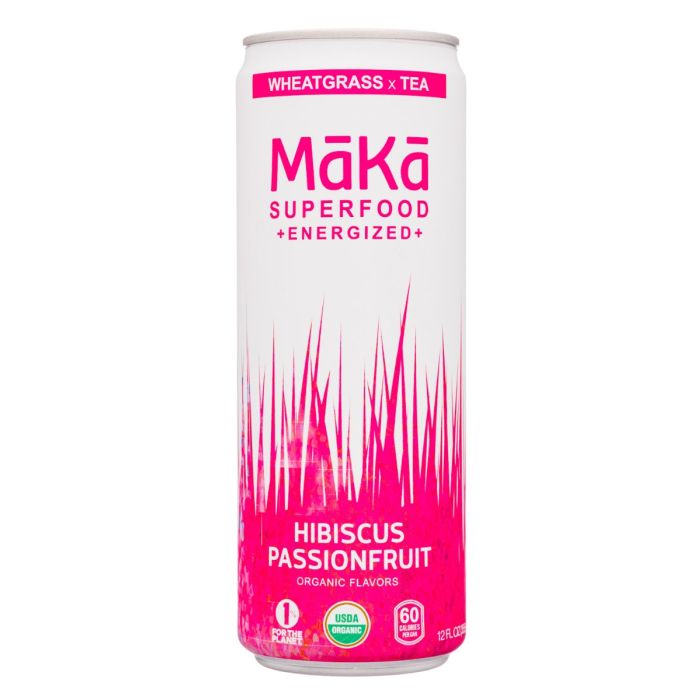 MAKA: Hibiscus Passionfruit Energized Tea, 12 fo