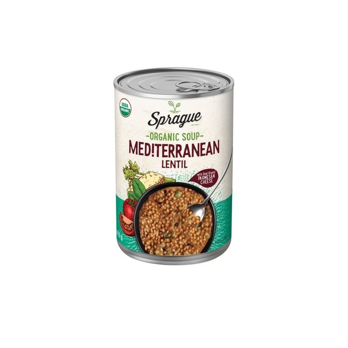 SPRAGUE: Organic Mediterranean Lentil Soup, 15 oz