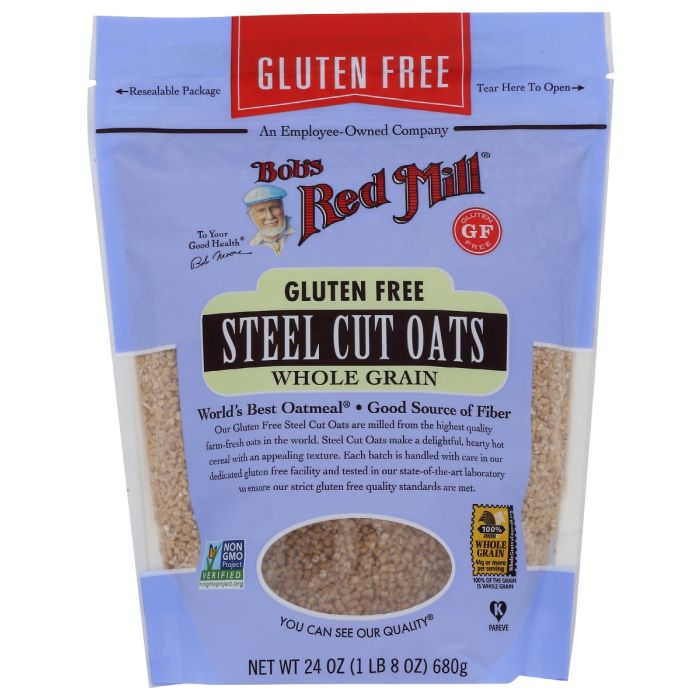BOBS RED MILL: Gluten Free Steel Cut Oats, 24 oz