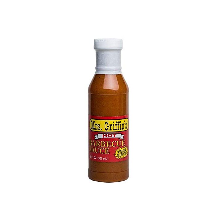 MRS GRIFFINS: Hot Bbq Sauce, 12 oz