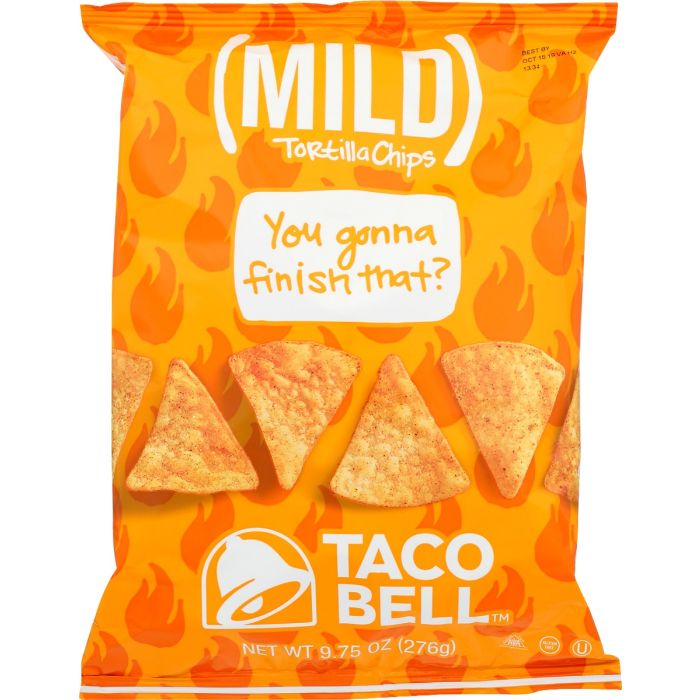 TACO BELL: Mild Tortilla Chips, 9.75 oz