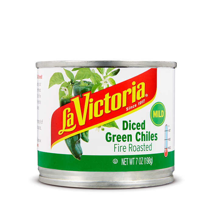 LA VICTORIA: Fire Roasted Diced Green Chiles Mild, 7 oz