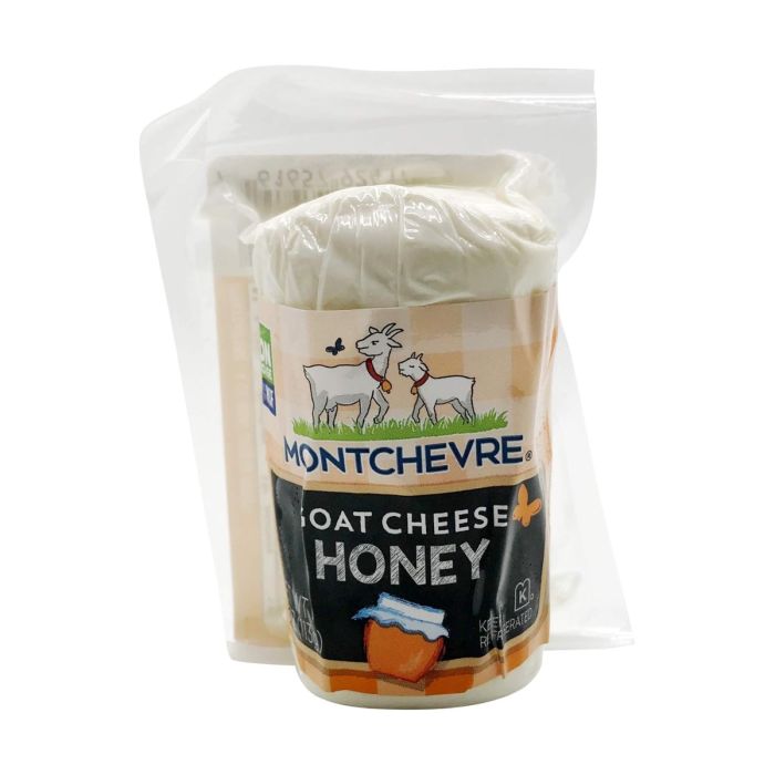 MONTCHEVRE: Goat Cheese Honey Log, 4 oz