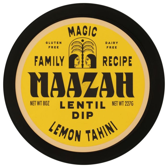 MAAZAH: Lemon Tahini Lentil Dip, 8 oz