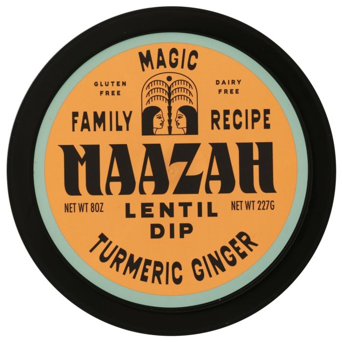 MAAZAH: Turmeric Ginger Lentil Dip, 8 oz