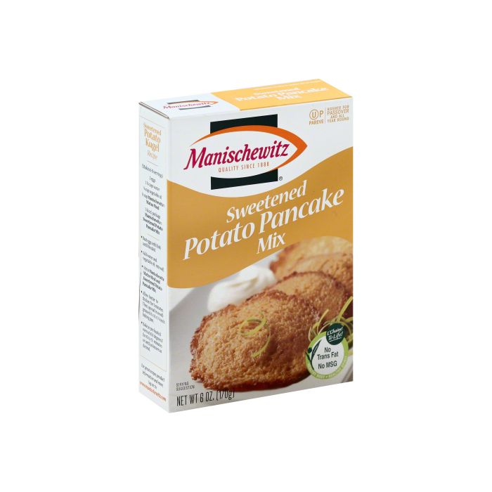 MANISCHEWITZ: Sweetened Potato Pancake Mix, 6 oz