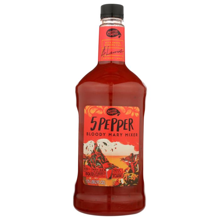 MASTER OF MIXES: 5 Pepper Bloody Mary Mixer, 1.75 lt