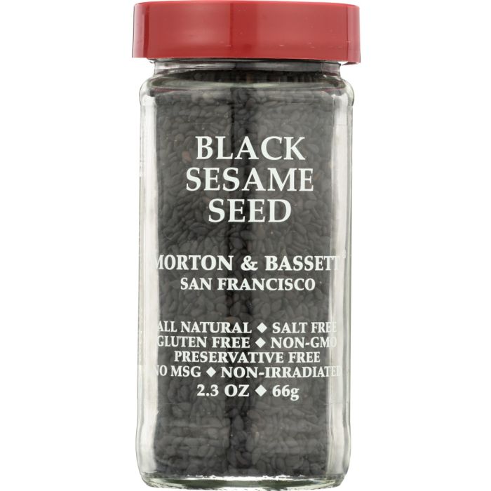 MORTON AND BASSETT: Black Sesame Seed, 2.3 oz