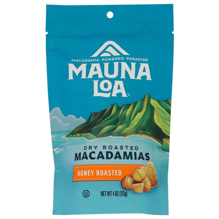 MAUNA LOA: Honey Roasted Macadamias, 4 oz
