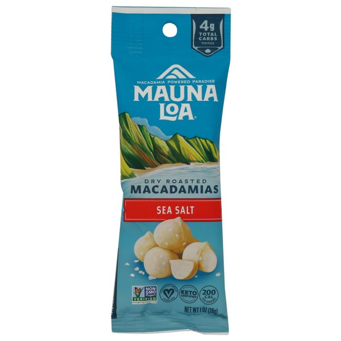 MAUNA LOA: Hawaiian Sea Salt Macadamias, 1 oz