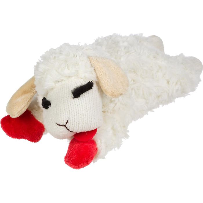 MULTIPET: Lambchop Dog Toy 10 Inches, 1 ea