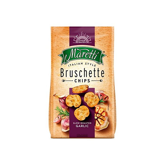 MARETTI: Slow Roasted Garlic Bruschette Chips, 5 oz