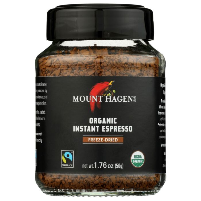 MOUNT HAGEN: Organic Instant Espresso Freeze Dried, 1.76 oz