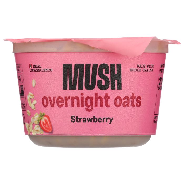 MUSH1: Overnight Oats Strawberry, 5 oz