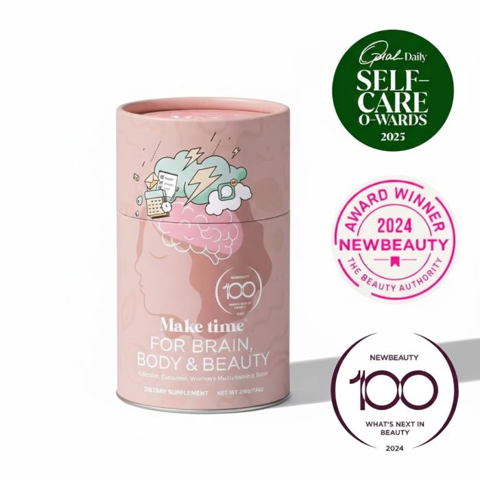 MAKE TIME WELLNESS: Womens Brain Body and Beauty Powder, 7.4 oz