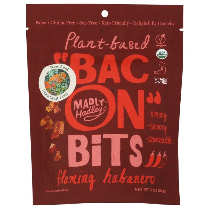 MADLY HADLEY: Flaming Habanero Coconut Bacon, 3 oz