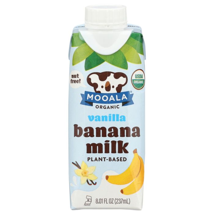 MOOALA: Organic Bananamilk Vanilla, 8.01 fo
