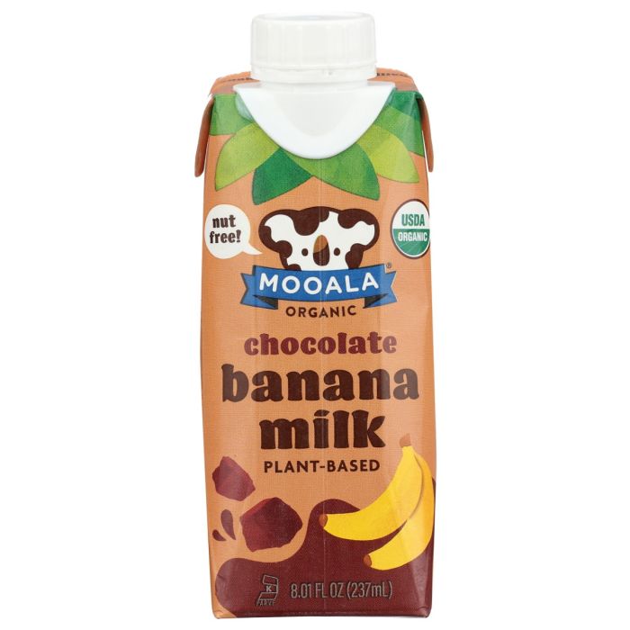 MOOALA: Organic Bananamilk Chocolate, 8.01 fo