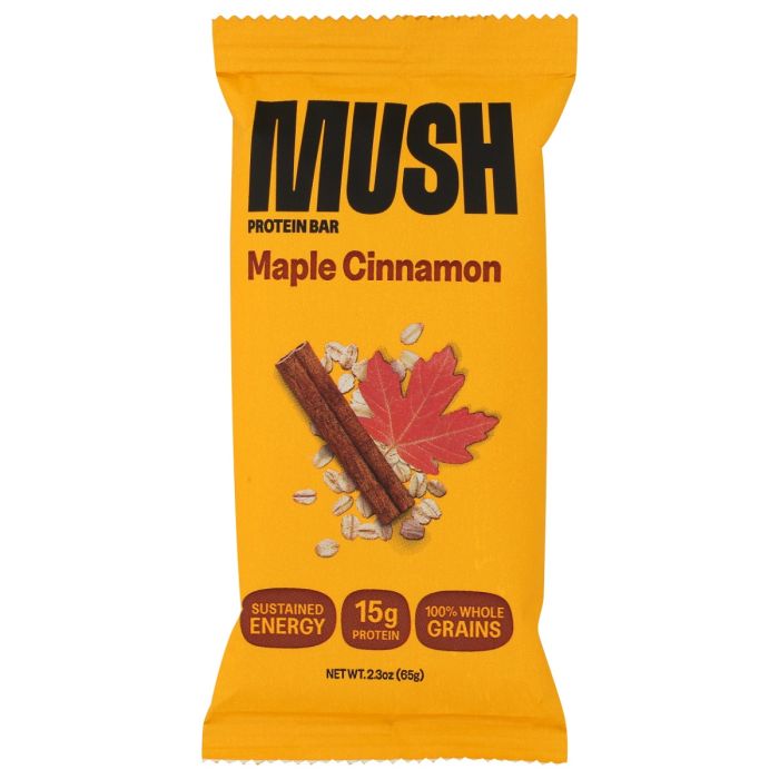 MUSH1: Maple Cinnamon Protein Bar, 2.3 oz
