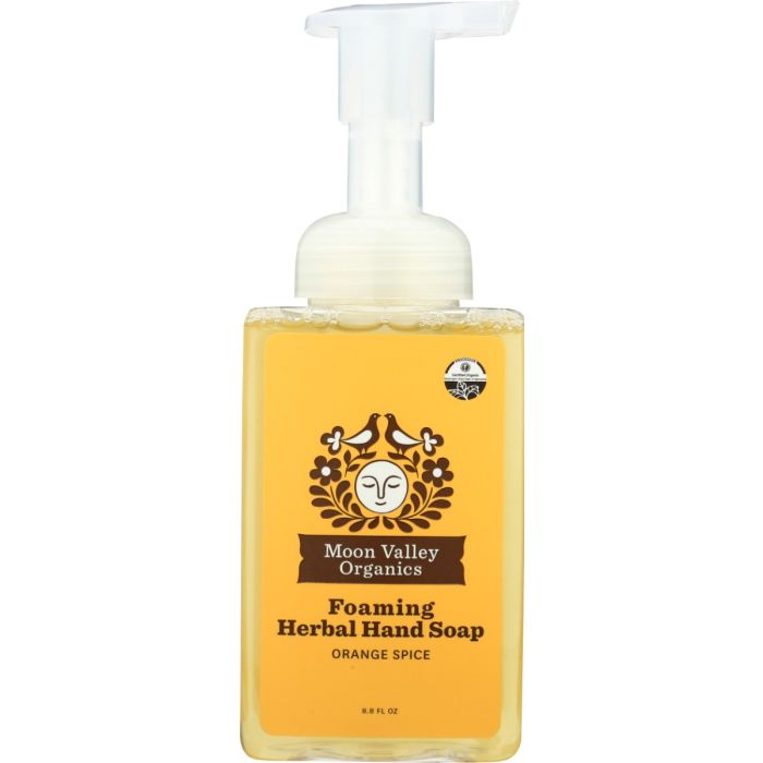 MOON VALLEY ORGANICS: Orange Spice Foaming Herbal Hand Soap, 8.8 fo