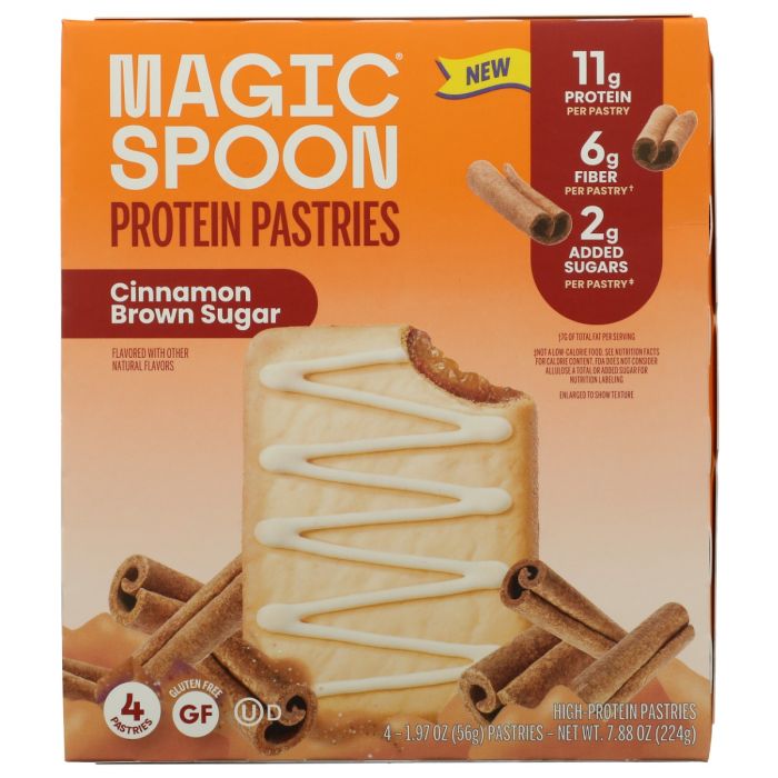 MAGIC SPOON: Cinnamon Brown Sugar Pastries 4 Count, 7.88 oz
