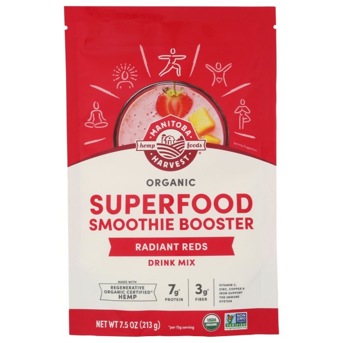 MANITOBA HARVEST: Superfood Smoothie Booster Radiant Reds, 7.5 oz