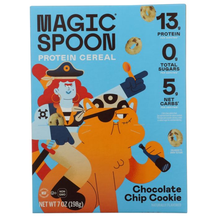 MAGIC SPOON: Chocolate Chip Cookie Cereal, 7 oz
