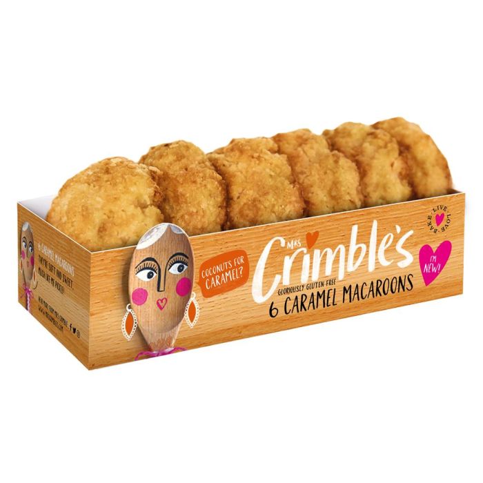 MRS CRIMBLES: Caramel Macaoons, 6.2 oz