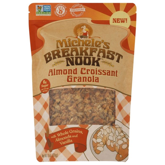 MICHELES GRANOLA: Breakfast Nook Almond Croissant Granola, 11 oz