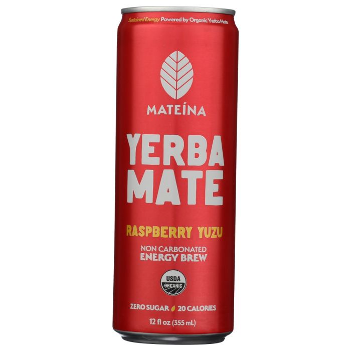 MATEINA: Raspberry Yuzu Energy Brew, 12 fo