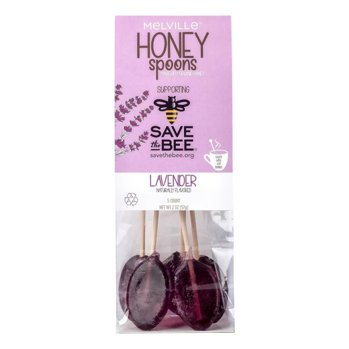 MELVILLE: Lavender Honey Spoon Lollipop, 2 oz