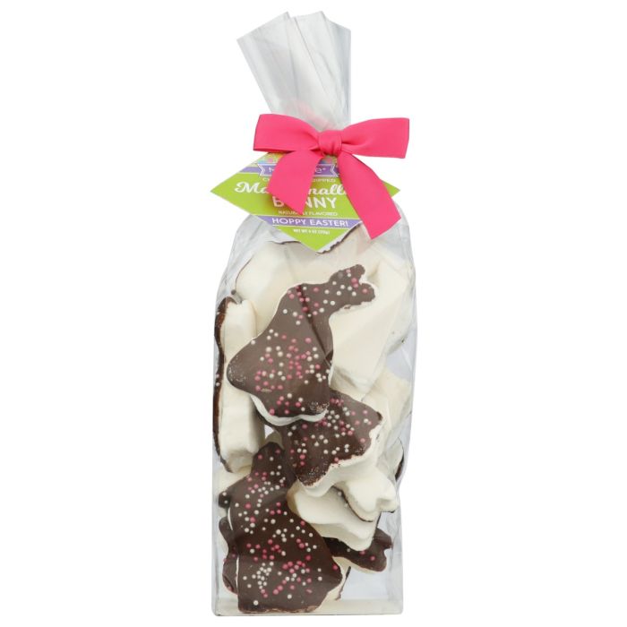MELVILLE: Bunny Shaped Marshmallow Pops Milk Chocolatey Coated, 4 oz
