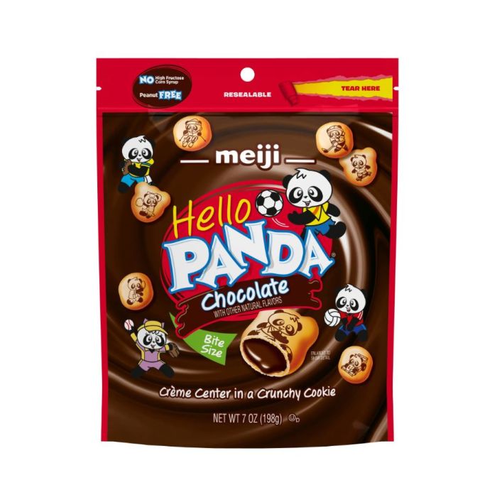MEIJI: Hello Panda Chocolate Cookies, 7 oz