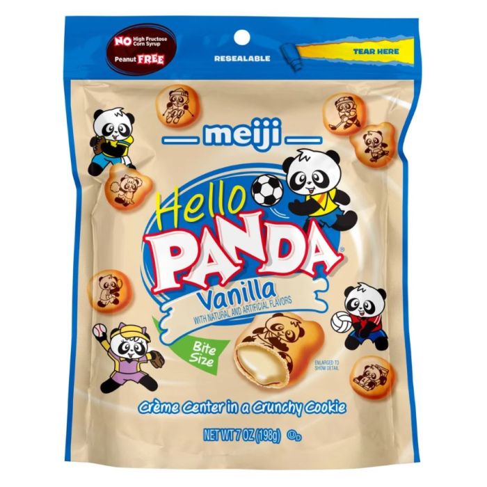 MEIJI: Hello Panda Vanilla Cookies, 7 oz