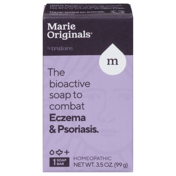 MARIE ORIGINALS: Eczema and Psoriasis Relief Soap, 3.5 oz