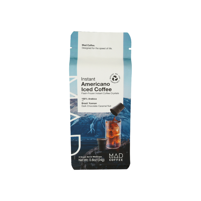 MAD COFFEE: Instant Americano Iced Coffee 8 Count, 0.8 oz