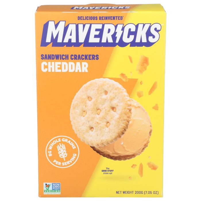 MAVERICKS: Cheddar Sandwich Crackers, 7 oz