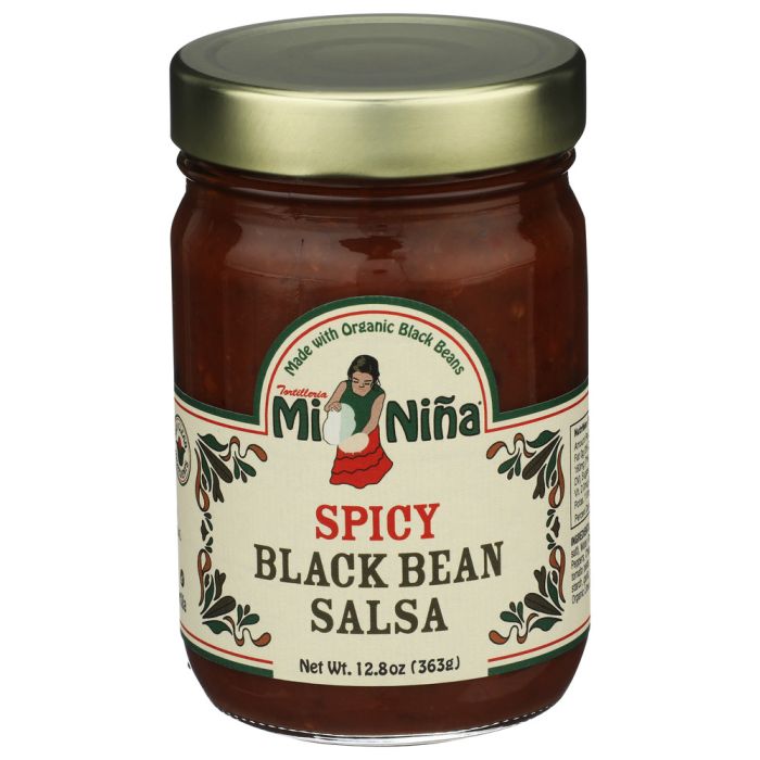MI NINA: Spicy Black Bean Salsa, 12.8 oz