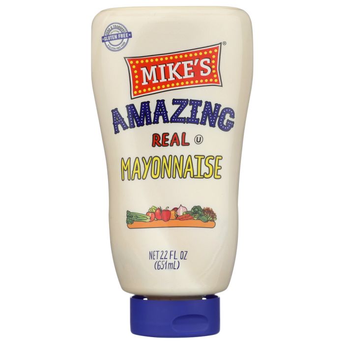 MIKES AMAZING: Real Mayonnaise Squeeze, 22 fo