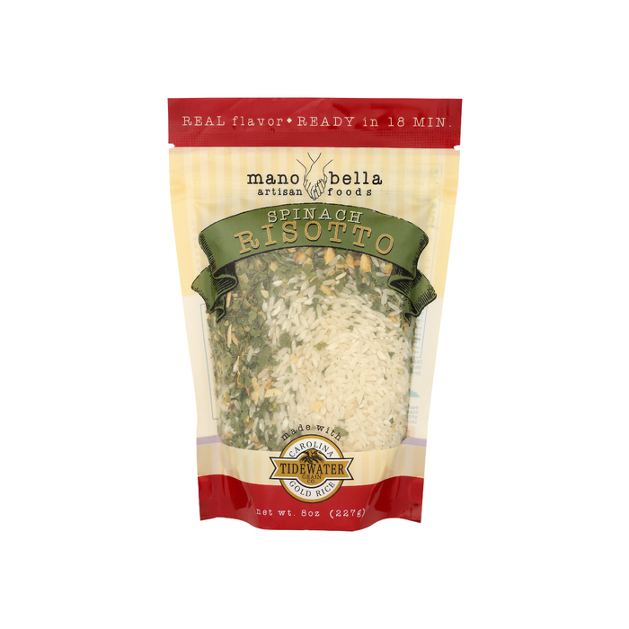 MANO BELLA: Spinach Risotto, 8 oz