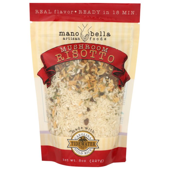 MANO BELLA: Mushroom Risotto, 8 oz