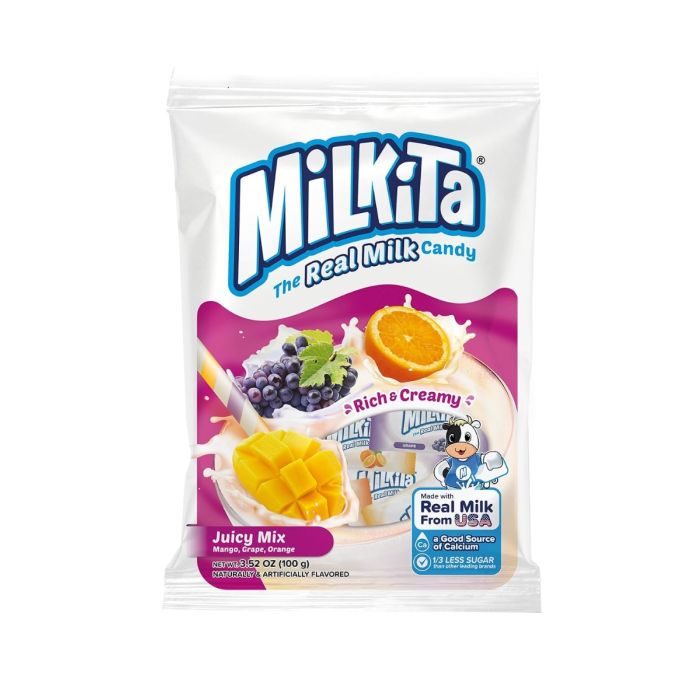 MILKITA: Juicy Mix Candy, 3.52 oz
