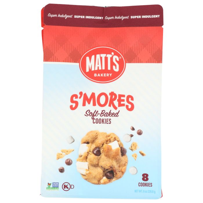 MATTS COOKIES: Smores Soft Baked Cookies, 8 oz