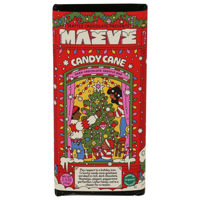 MAEVE: Truffle Candy Cane Bar, 2.5 oz