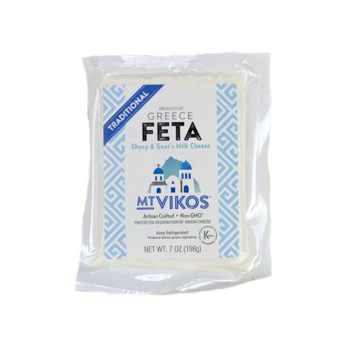 MT VIKOS: Traditional Feta Cheese, 7 oz