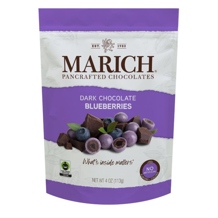 MARICH: Dark Chocolate Blueberries, 4 oz