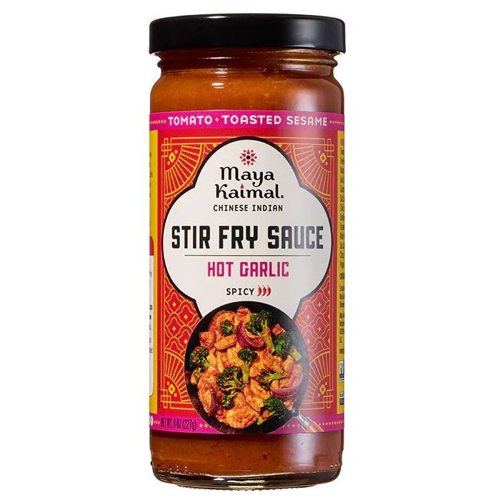 MAYA KAIMAL: Hot Garlic Stir Fry Sauce, 8 oz